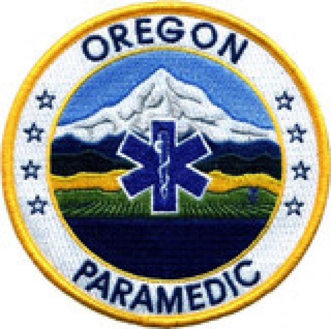 OREGON PARAMEDIC SHOULDER PATCH - SEW ON.